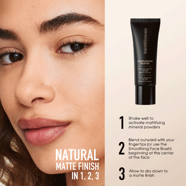 BareMinerals Complexion Rescue Tinted Moisturizer Matte Foundation Suede, 35 ml.