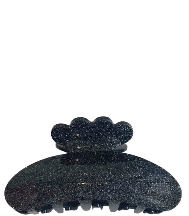 JA-NI Hair Accessories - Hair Clamps Maria, The Black Glitter