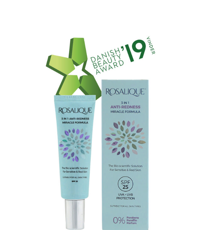 Rosalique 3-In-1 Anti-Redness Miracle Formula SPF50, 30 ml.