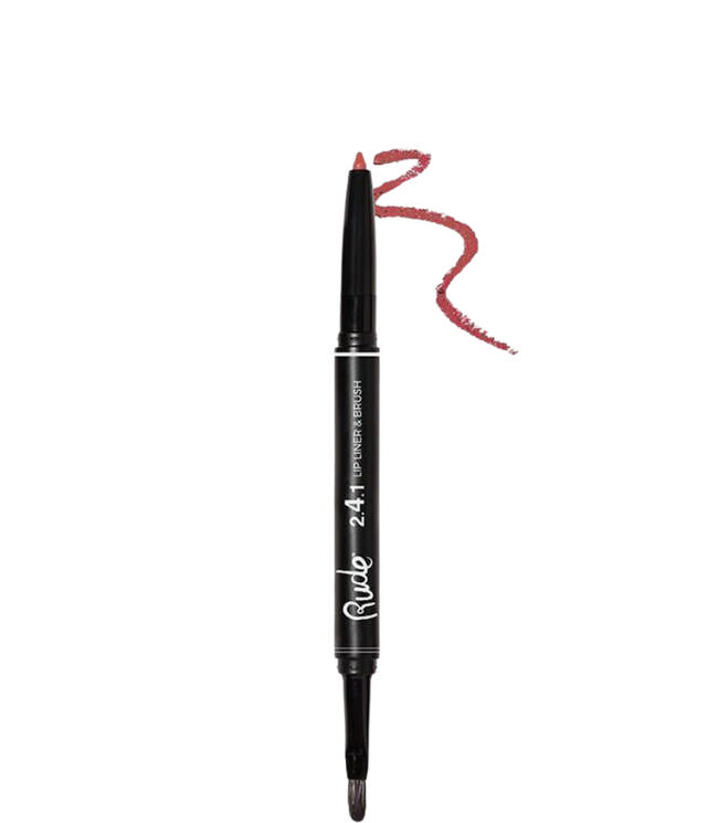 Rude Cosmetics 2.4.1 Lip Liner & Brush - Morning After