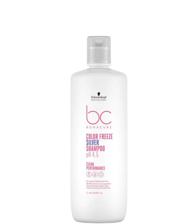 Schwarzkopf BC Color Freeze Silver Shampoo, 1000 ml.