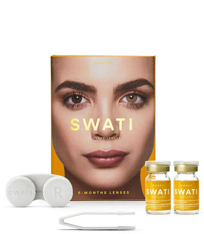 SWATI Cosmetics Coloured Lenses Honey, 6 mdr.