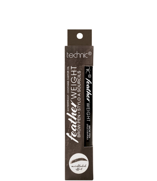 TECHNIC Featherweight Brow Pen, 0,7 ml. - Dark Brown