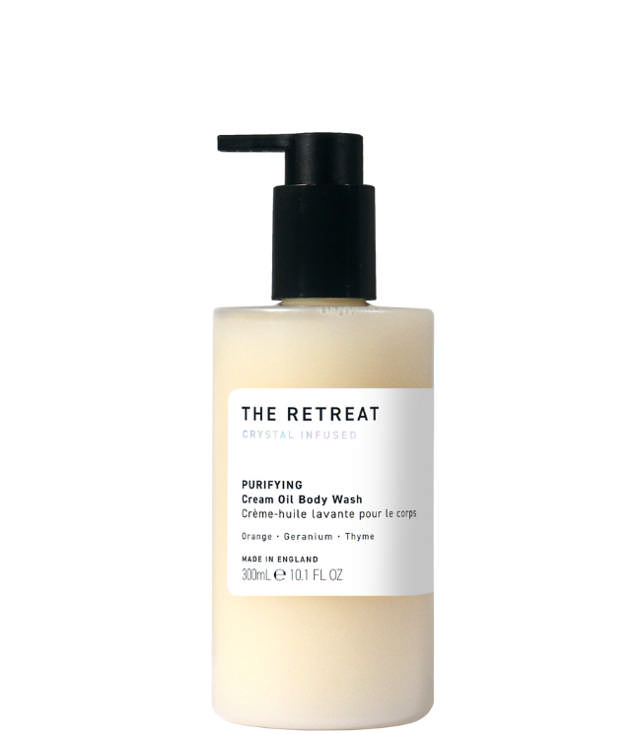 The Retreat Purifying Cream Oil Body Wash, 300 ml.