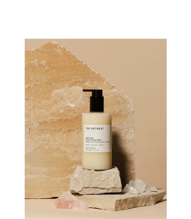 The Retreat Purifying Cream Oil Body Wash, 300 ml.