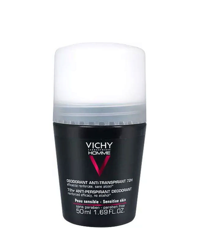 VICHY Homme Deodorant Extreme Anti Perspirant Roll On, 50 ml.